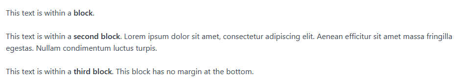 Blazor Block Component