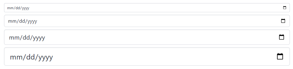 Blazor DateInput Component