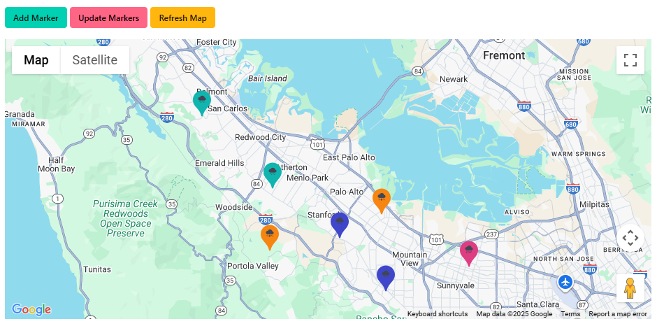 Blazor GoogleMap Component
