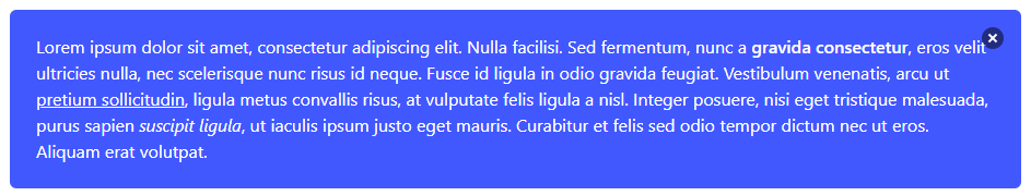 Blazor Notification Component
